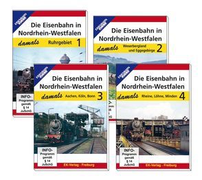 Die Eisenbahn in Nordrhein-Wesstfalen damals – Teil 1 bis Teil 4 im Paket