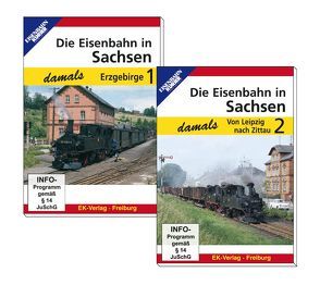Die Eisenbahn in Sachsen damals – Teil 1 und Teil 2 im Paket