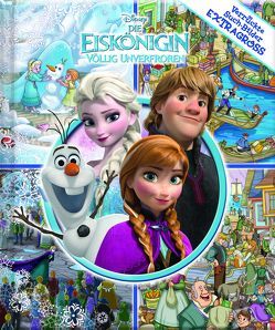 Die Eiskönigin – Disney – Verrückte Such-Bilder extragroß – Hardcover-Wimmelbuch für Kinder ab 3 Jahren im XXL Format