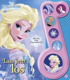6-Button-Liederbuch, Disney – Die Eiskönigin, Lass jetzt los