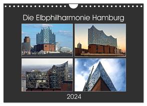 Die Elbphilharmonie Hamburg (Wandkalender 2024 DIN A4 quer), CALVENDO Monatskalender von Mirko Weigt,  Hamburg,  ©