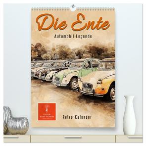 Die Ente – Automobil Legende (hochwertiger Premium Wandkalender 2024 DIN A2 hoch), Kunstdruck in Hochglanz von Roder,  Peter