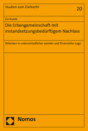 Die Erbengemeinschaft mit instandsetzungsbedürftigem Nachlass von Kunte,  Liv