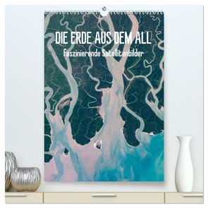 Die Erde aus dem All (hochwertiger Premium Wandkalender 2024 DIN A2 hoch), Kunstdruck in Hochglanz von Pauschert,  Christian