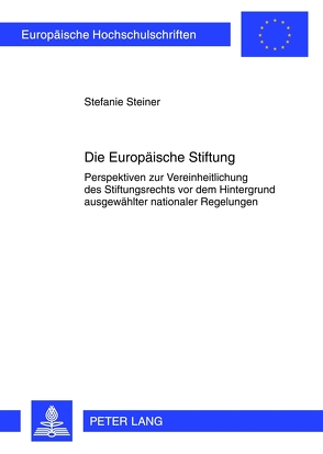 Die Europäische Stiftung von Steiner,  Stefanie