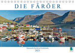 Die Färöer: Dänemarks Inseln im Nordatlantik (Tischkalender 2021 DIN A5 quer) von CALVENDO