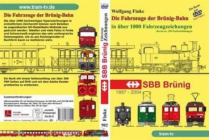 Die Fahrzeuge der Brünig Bahn in über 1000 Fahrzeugzeichnungen von Finke,  Wolfgang