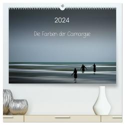Die Farben der Camargue (hochwertiger Premium Wandkalender 2024 DIN A2 quer), Kunstdruck in Hochglanz von Rosemann,  Sigrid