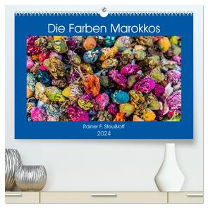 Die Farben Marokkos (hochwertiger Premium Wandkalender 2024 DIN A2 quer), Kunstdruck in Hochglanz von F. Steußloff,  Rainer