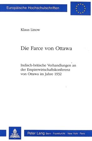 Die Farce von Ottawa von Linow,  Klaus