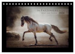 Die Faszinierende Welt der Pferde (Tischkalender 2024 DIN A5 quer), CALVENDO Monatskalender von Mischnik,  Sabrina