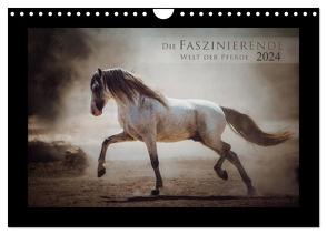 Die Faszinierende Welt der Pferde (Wandkalender 2024 DIN A4 quer), CALVENDO Monatskalender von Mischnik,  Sabrina