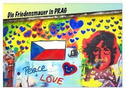 Die Friedensmauer in Prag (Wandkalender 2024 DIN A2 quer), CALVENDO Monatskalender von Hospes,  Danijela