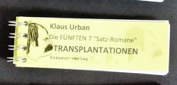 Die FÜNFTEN 7 „Satz-Romane“ von Klaus Urban