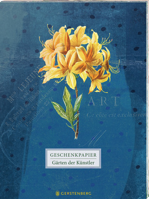 Die Gärten der Künstler Geschenkpapier-Heft Motiv Orchidee von Schöll,  Stephan