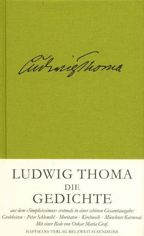 Die Gedichte von Thoma,  Ludwig