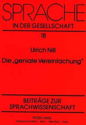 Die «geniale Vereinfachung» von Nill,  Ulrich