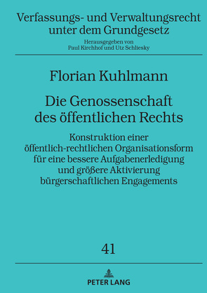 Die Genossenschaft des öffentlichen Rechts von Kuhlmann,  Florian