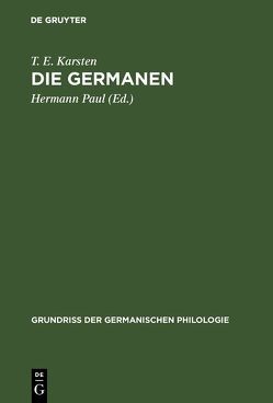 Die Germanen von Karsten,  T. E., Paul,  Hermann