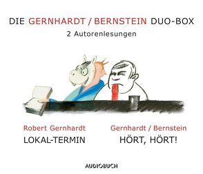 Die Gernhardt /Bernstein Duo-Box (Lokal-Termin, Hört, hört!) von Bernstein,  F W, Gernhardt,  Robert, Zimber,  Corinna