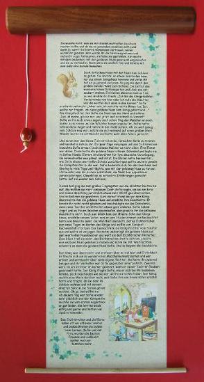 „Die goldene Nuss“ neues, großes Holzrollbuch von Petra Sellmayr-Vaas, von Vaas,  Petra