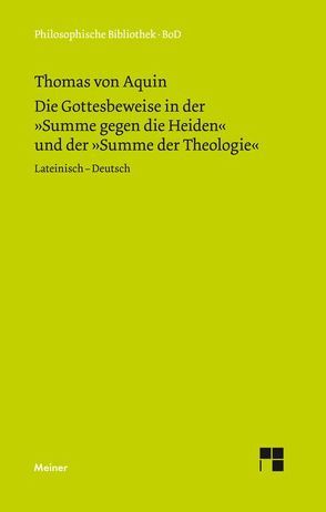 Die Gottesbeweise von Seidl,  Horst, Thomas von Aquin