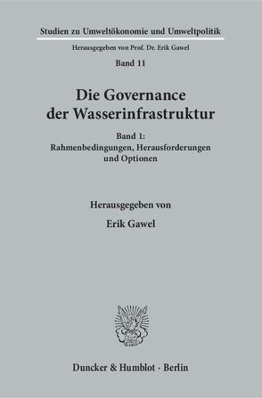 Die Governance der Wasserinfrastruktur. von Gawel,  Erik