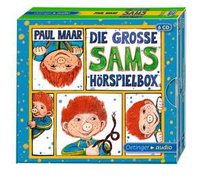 Die große Sams-Hörspielbox (6 CD) von Jepsen,  Klaus, Maar,  Paul, Mahler,  Regine, Paulsen,  Uwe, Schiff,  Peter, Simonischek,  Peter