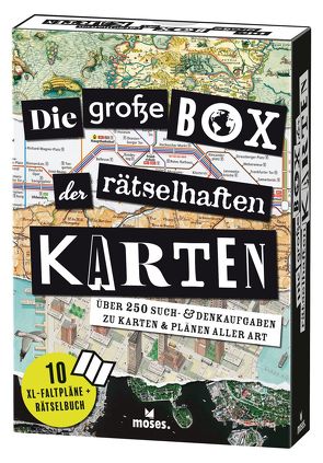 Die große Box der rätselhaften Karten von Klemt,  Silke, Vogel,  Elke