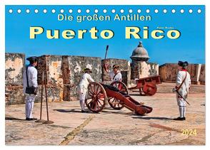 Die großen Antillen – Puerto Rico (Tischkalender 2024 DIN A5 quer), CALVENDO Monatskalender von Roder,  Peter