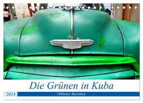 Die Grünen in Kuba – Oldtimer-Raritäten (Tischkalender 2024 DIN A5 quer), CALVENDO Monatskalender von von Loewis of Menar,  Henning