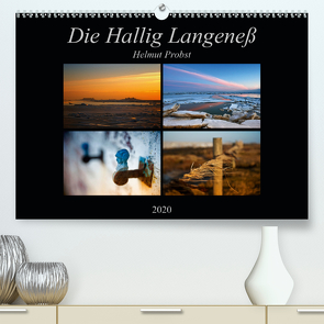 Die Hallig Langeneß (Premium, hochwertiger DIN A2 Wandkalender 2020, Kunstdruck in Hochglanz) von Probst,  Helmut