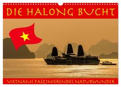 Die Halong Bucht (Wandkalender 2024 DIN A3 quer), CALVENDO Monatskalender von Brack,  Roland
