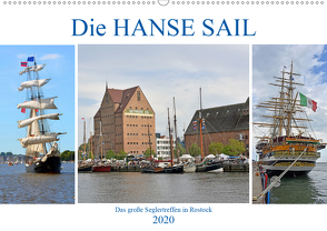 Die HANSE SAIL Das große Seglertreffen in Rostock (Wandkalender 2020 DIN A2 quer) von Senff,  Ulrich