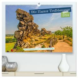 Die Harzer Teufelsmauer – Eine Juniwanderung auf dem Teufelsmauerstieg (hochwertiger Premium Wandkalender 2024 DIN A2 quer), Kunstdruck in Hochglanz von Felix,  Holger