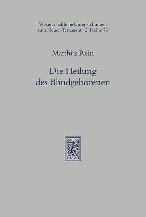 Die Heilung des Blindgeborenen (Joh 9) von Rein,  Matthias