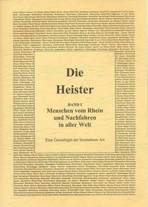 Die Heister, Band I von Heister,  Matthias W