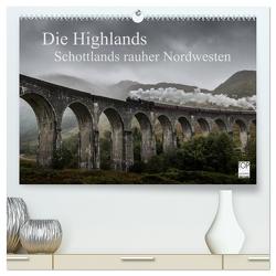 Die Highlands – Schottlands rauher Nordwesten (hochwertiger Premium Wandkalender 2024 DIN A2 quer), Kunstdruck in Hochglanz von Peters,  Andreas