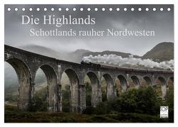 Die Highlands – Schottlands rauher Nordwesten (Tischkalender 2024 DIN A5 quer), CALVENDO Monatskalender von Peters,  Andreas