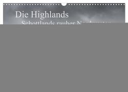 Die Highlands – Schottlands rauher Nordwesten (Wandkalender 2024 DIN A3 quer), CALVENDO Monatskalender von Peters,  Andreas