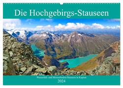 Die Hochgebirgs-Stauseen (Wandkalender 2024 DIN A2 quer), CALVENDO Monatskalender von Kramer,  Christa