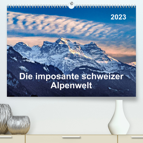 Die imposante schweizer Alpenwelt (Premium, hochwertiger DIN A2 Wandkalender 2023, Kunstdruck in Hochglanz) von ap-photo