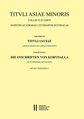 Die Inschriften von Korydalla von Iplikcioglu,  Bülent
