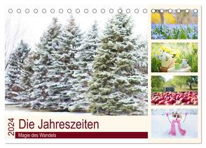 Die Jahreszeiten. Magie des Wandels (Tischkalender 2024 DIN A5 quer), CALVENDO Monatskalender von Stanzer,  Elisabeth