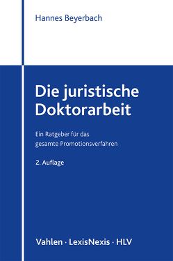 Die juristische Doktorarbeit von Beyerbach,  Hannes