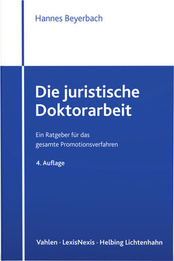 Die juristische Doktorarbeit von Beyerbach,  Hannes