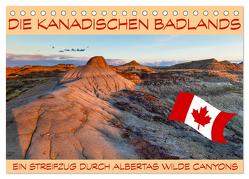 Die Kanadischen Badlands (Tischkalender 2024 DIN A5 quer), CALVENDO Monatskalender von Brack,  Roland