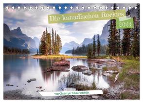 Die kanadischen Rockies (Tischkalender 2024 DIN A5 quer), CALVENDO Monatskalender von Schaarschmidt,  Christoph