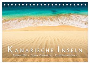 Die Kanarische Inseln Teneriffa, Gran Canaria und Fuerteventura (Tischkalender 2024 DIN A5 quer), CALVENDO Monatskalender von Rosyk,  Patrick