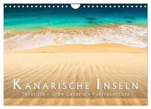 Die Kanarische Inseln Teneriffa, Gran Canaria und Fuerteventura (Wandkalender 2024 DIN A4 quer), CALVENDO Monatskalender von Rosyk,  Patrick